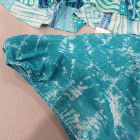 Multi Color 2 Pcs Old Navy Tankini Swimsuit Size XS - Picture 9 of 11